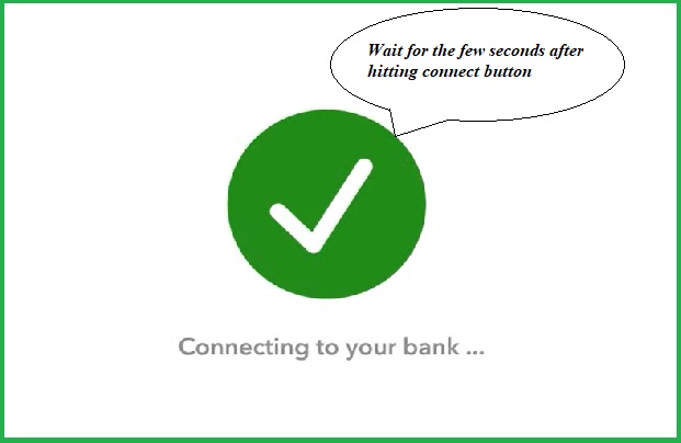 Wait for the few seconds