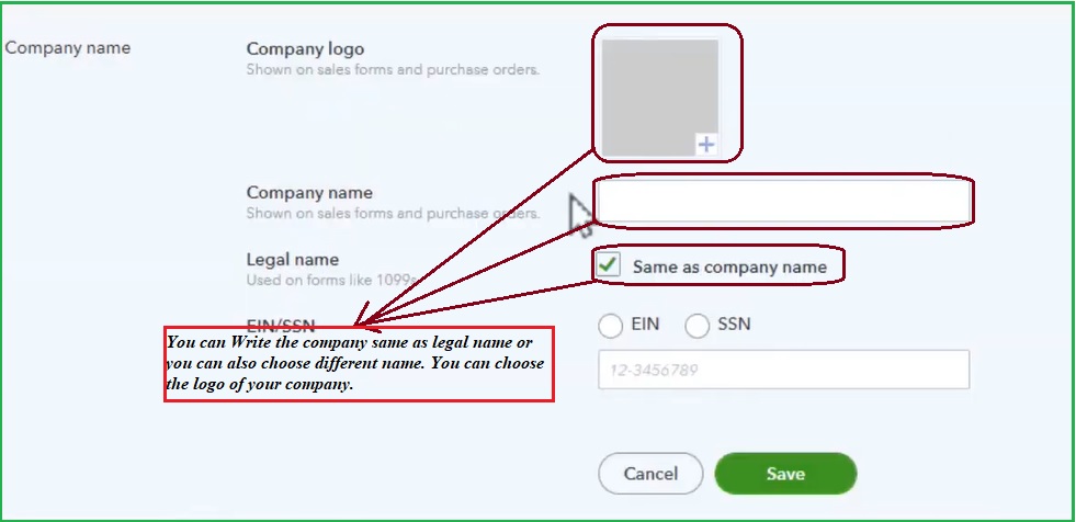 Write the company name as per your wish