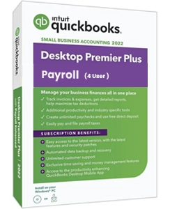 QuickBooks Desktop Premier + Payroll (4 Users)
