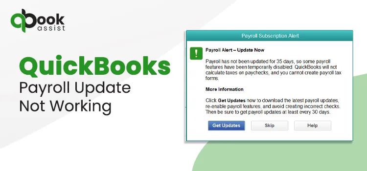 QuickBooks payroll update not working