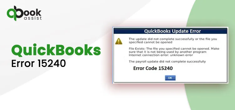 QuickBooks Error 15240