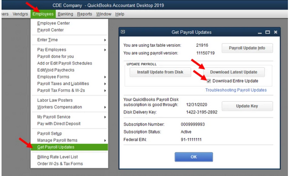 How to Update Payroll Tax Table in QuickBooks Desktop