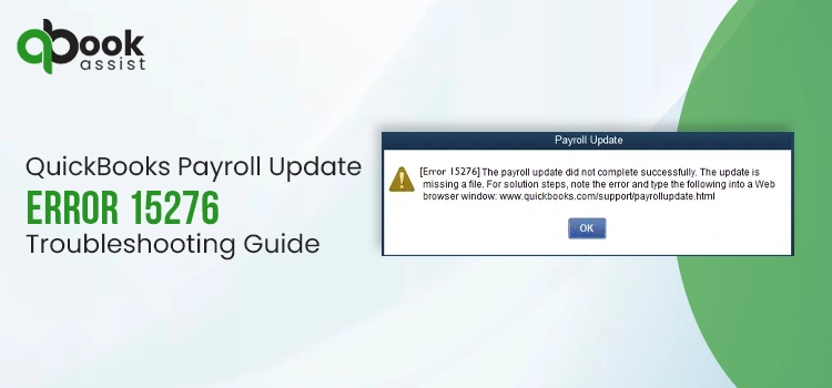 QuickBooks Payroll Update Error 15276