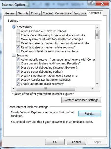 Advance-tab-in-Internet
