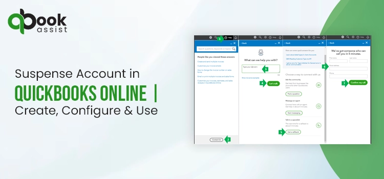 Suspense Account in QuickBooks Online