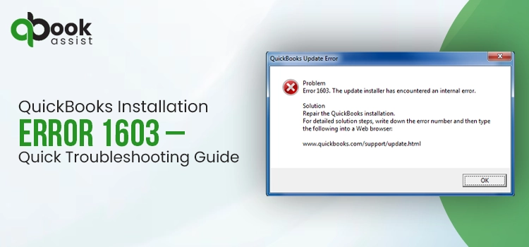 QuickBooks Installation Error 1603