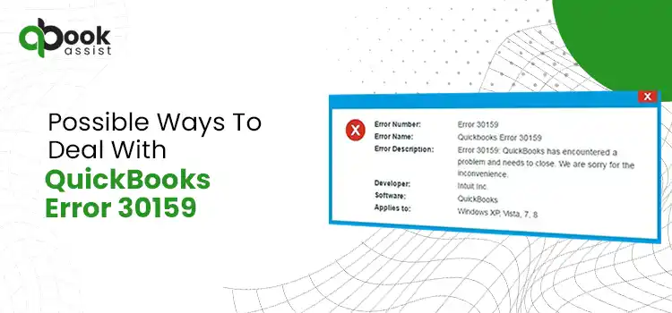 QuickBooks error 30159