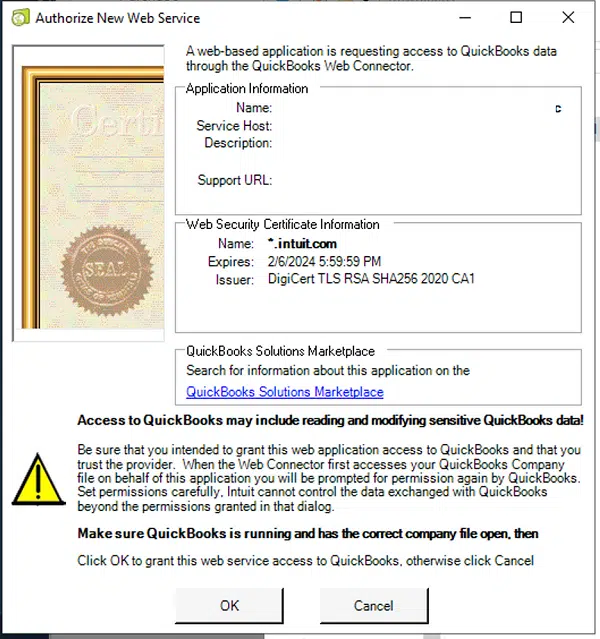 QuickBooks Error 15225 digital signature verification