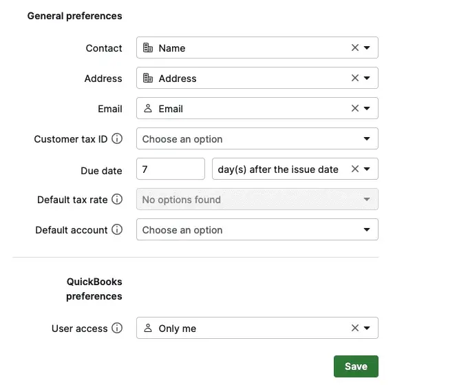 Pipedrive settings